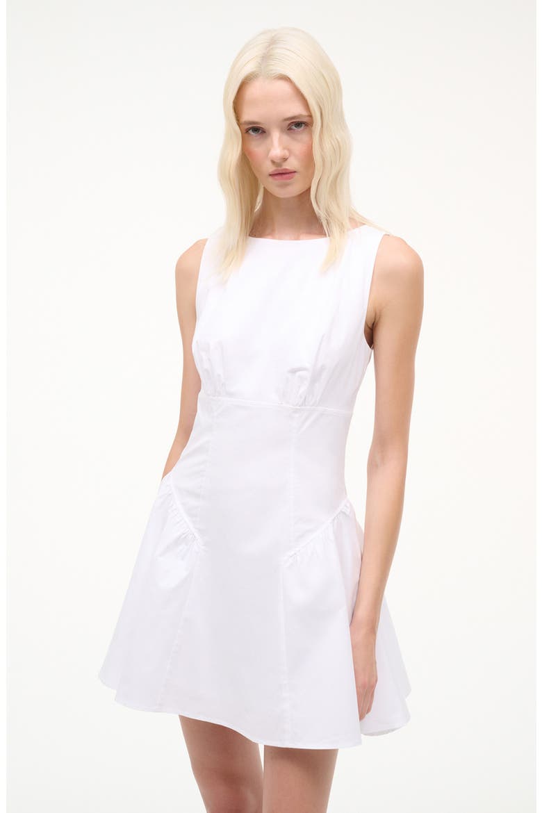 Gwen Minidress, Alternate, color, WHITE
