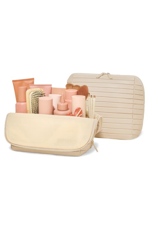 Parallelle The Large Check-in Traveler Toiletry Kit In Sand
