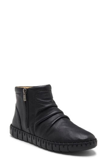 Miz Mooz Mallorie Leather Bootie In Black