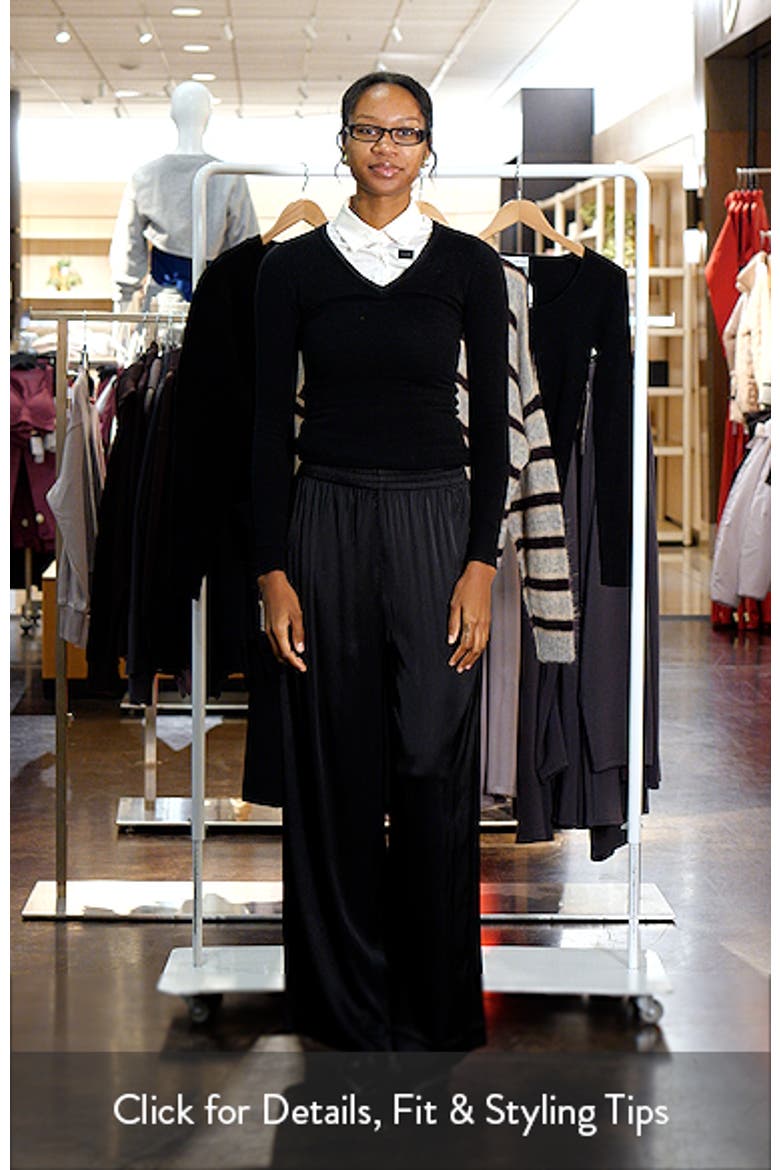 Tribeca Wide Leg Satin Pants (Women) | Nordstrom