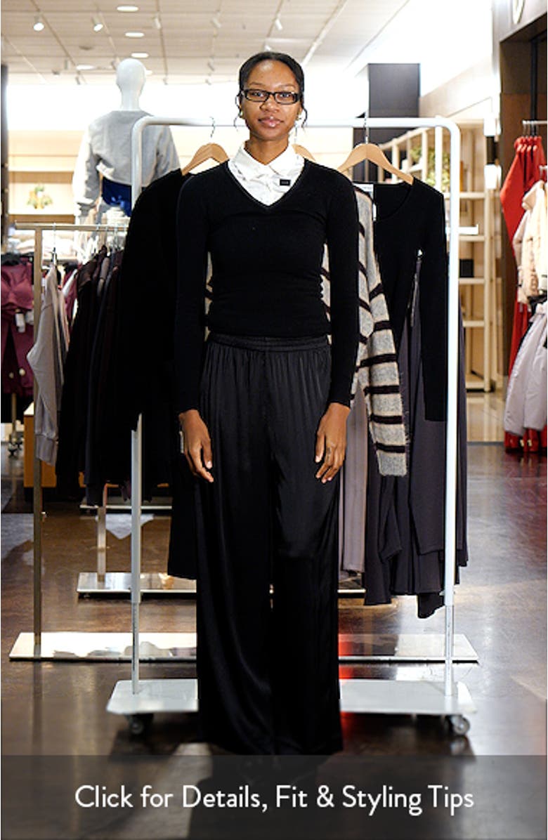 Tribeca Wide Leg Satin Pants, sales video thumbnail