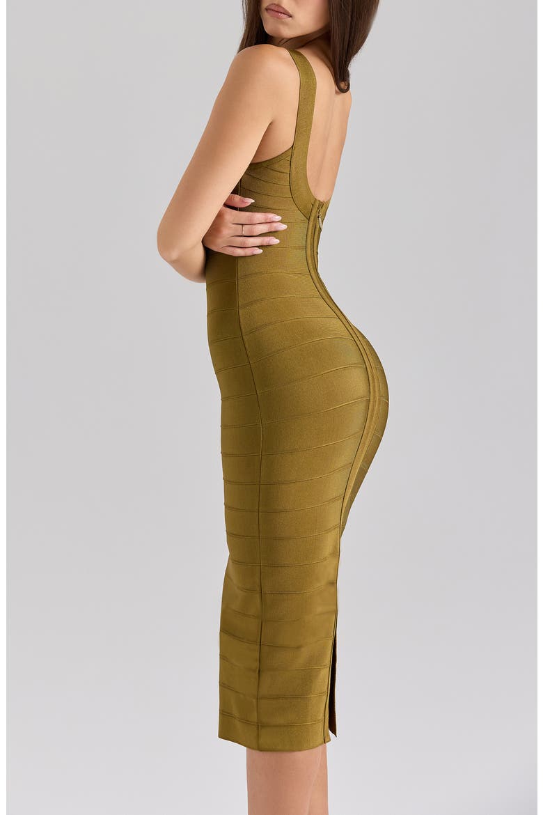 The OG Bandage Midi Dress, Alternate, color, MARTINI