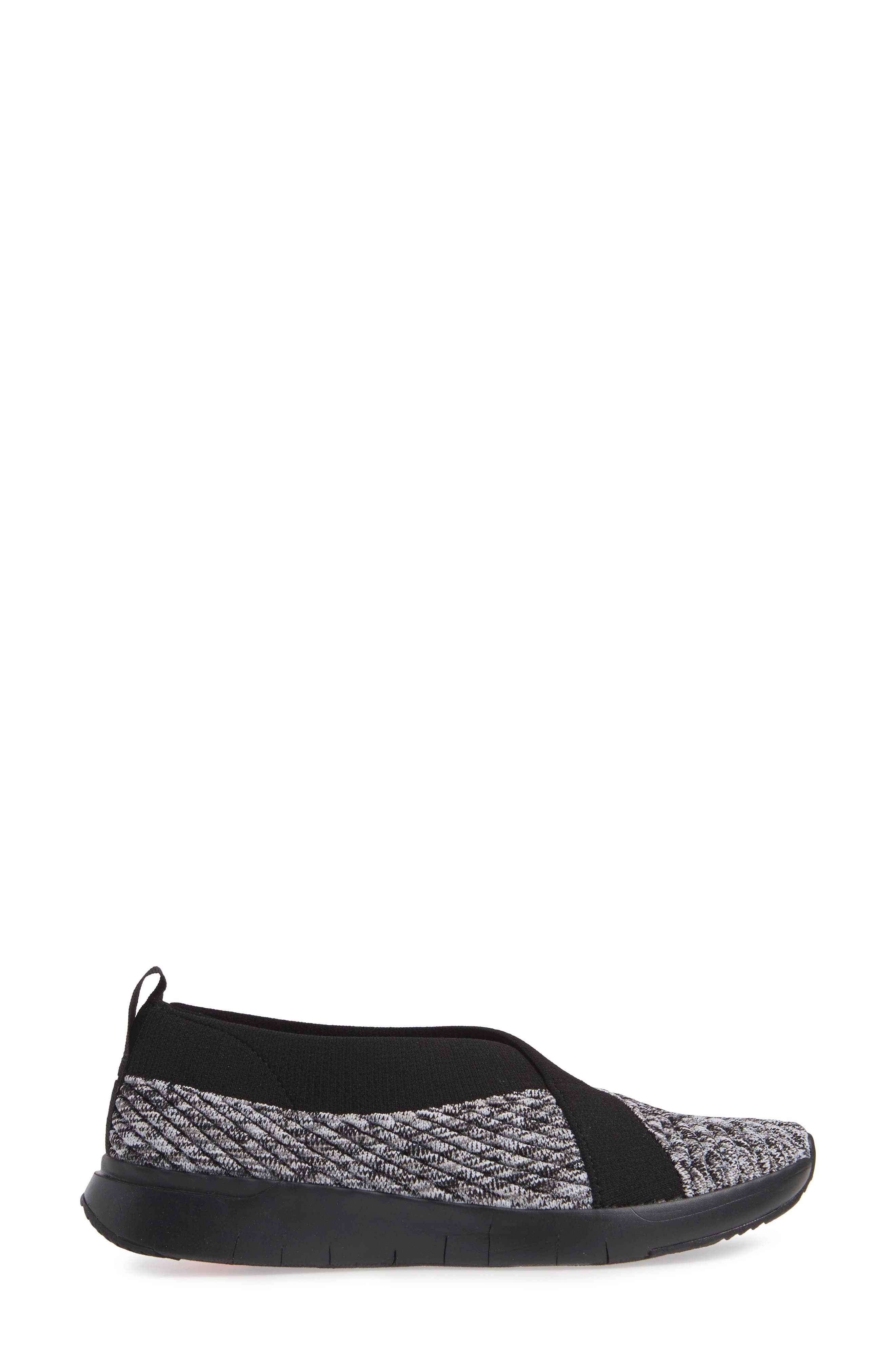Artknit(TM) Ballet Flat, Alternate, color, BLACK MIX FABRIC