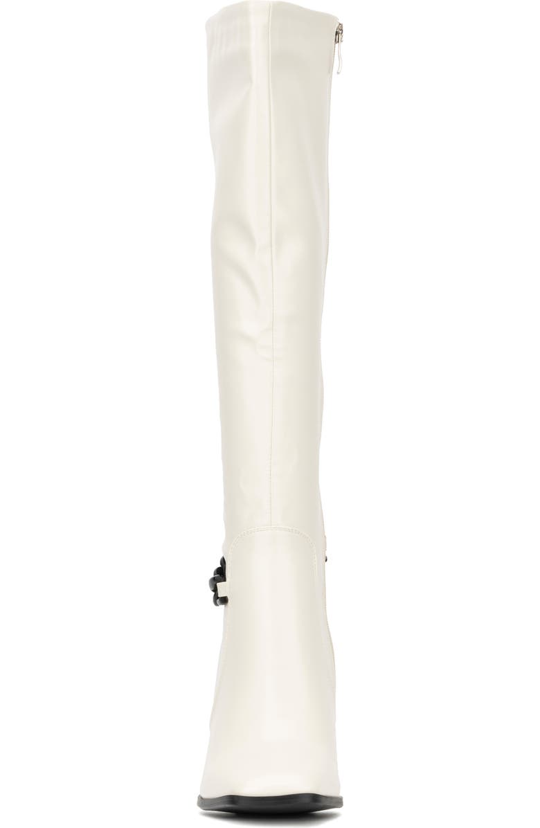 TORGEIS Lauren Knee High Boot, Alternate, color, Off White
