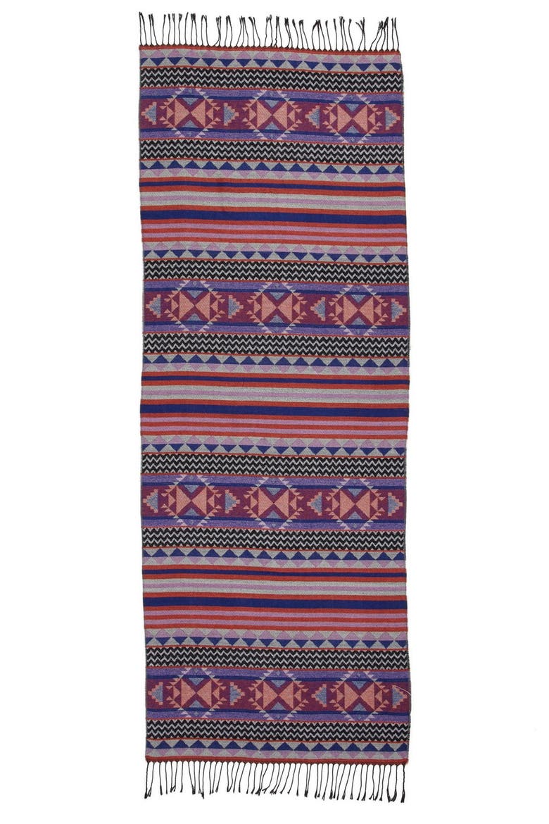 Southwestern Fringe Scarf, Alternate, color, BRIGHT MULTI