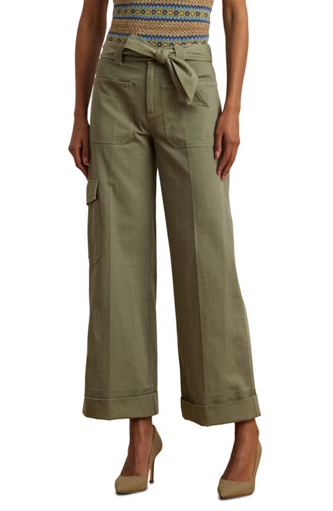 Women's Lauren Ralph Lauren Wide-Leg Pants | Nordstrom Women's Lauren Ralph Lauren Wide-Leg Pants | Nordstrom