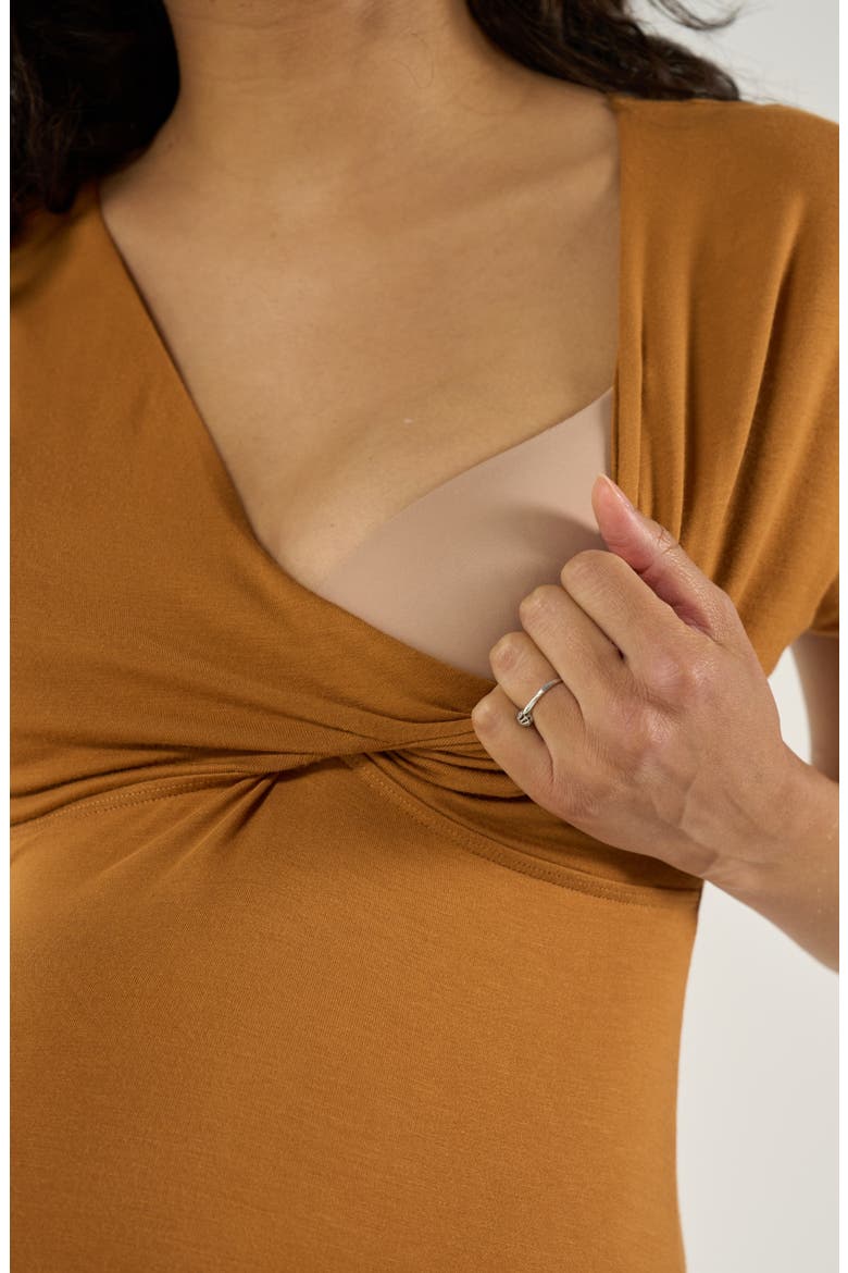 Maternity and nursing top Celia, Alternate, color, Cumin