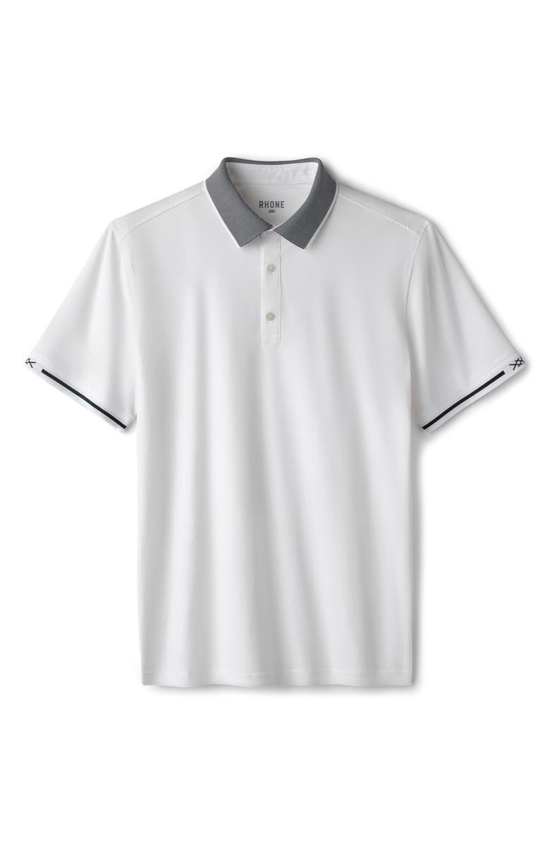 Rhone Foundations Polo, Alternate, color, Bright White