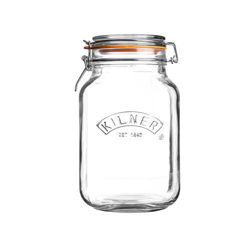 Square Clip Top Jar for Canning and Food Storage