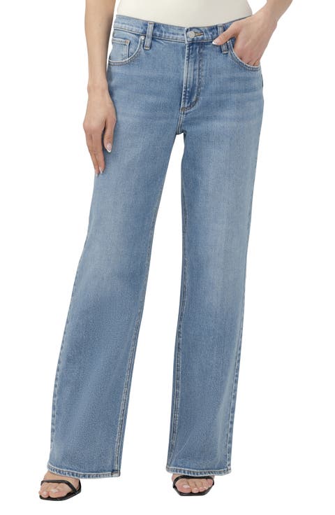 High Waist Baggy Bootcut Jeans