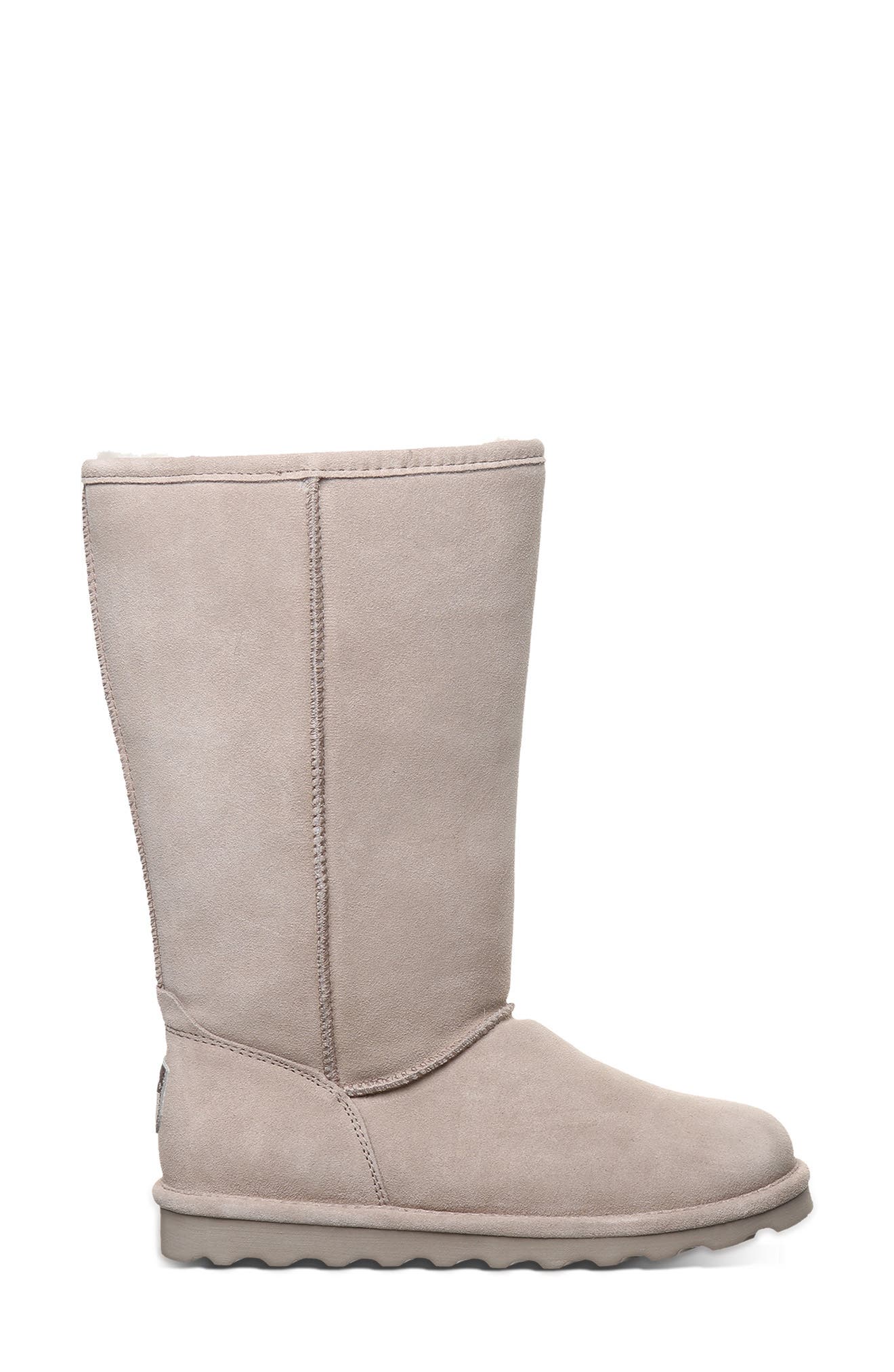 BEARPAW Elle Tall Genuine Shearling Lined Suede Winter Boot - Wide Shaft, Alternate, color, 