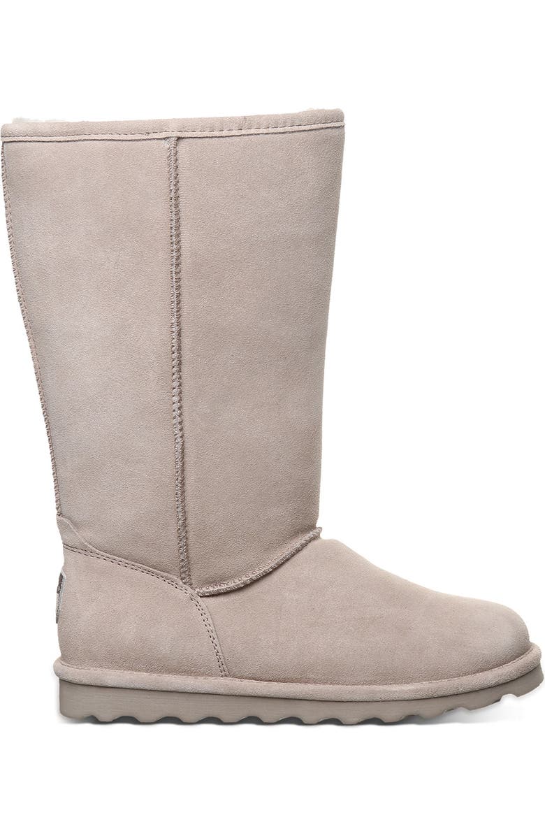 BEARPAW Elle Tall Genuine Shearling Lined Suede Winter Boot - Wide Shaft, Alternate, color,