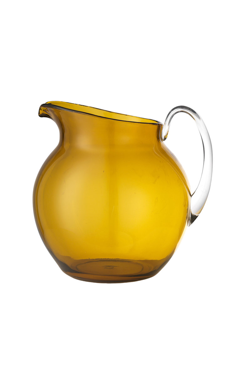 Palla Transparent Pitcher, Main, color, AMBER