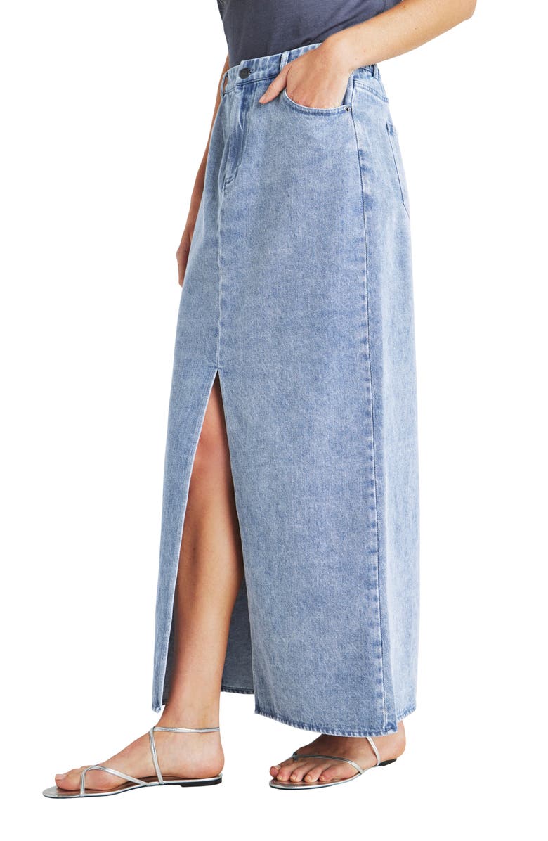 Splendid Rhiannon Denim Maxi Skirt, Alternate, color,
