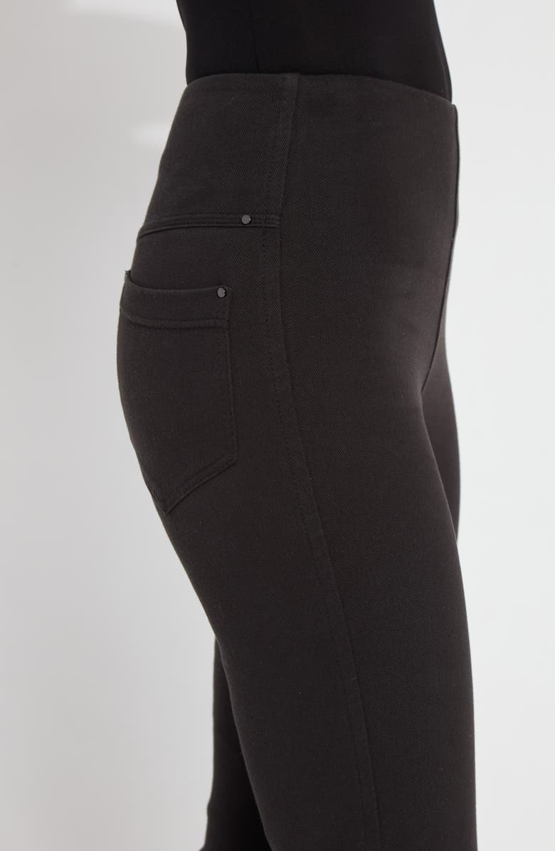 Lysse 'Lyssentials Pull-On Baby Bootcut Ankle Jeans, Alternate, color, Black