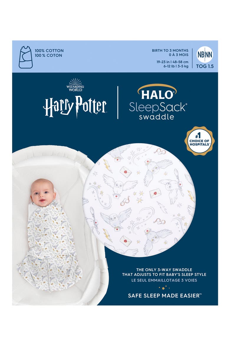 SleepSack™ Swaddle, Alternate, color, HARRY POTTER MESSENGER