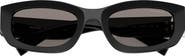 Miu Miu 53mm Irregular Sunglasses