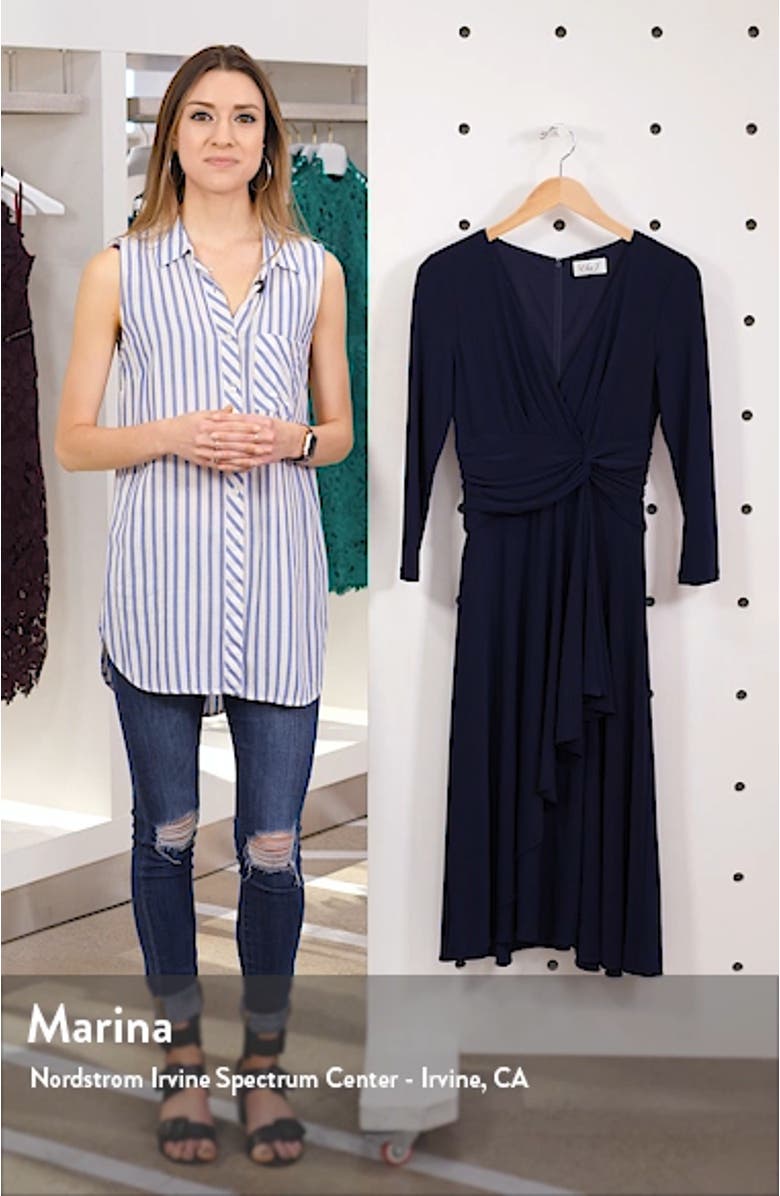 Faux Wrap Dress, sales video thumbnail