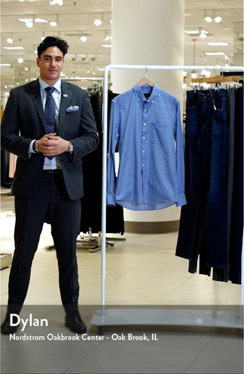 Heathered Chambray Button-Down Shirt, sales video thumbnail