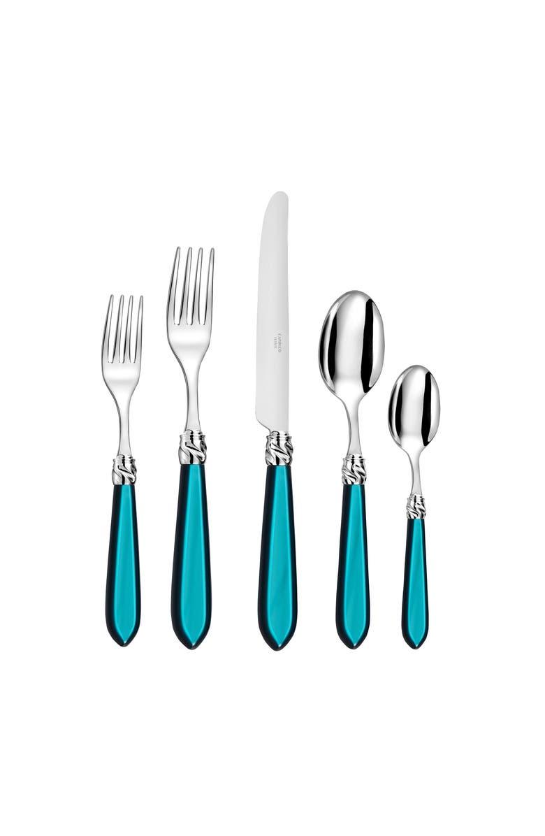 CAPDECO Diana - 5 Piece Place Setting, Main, color, Aquamarine