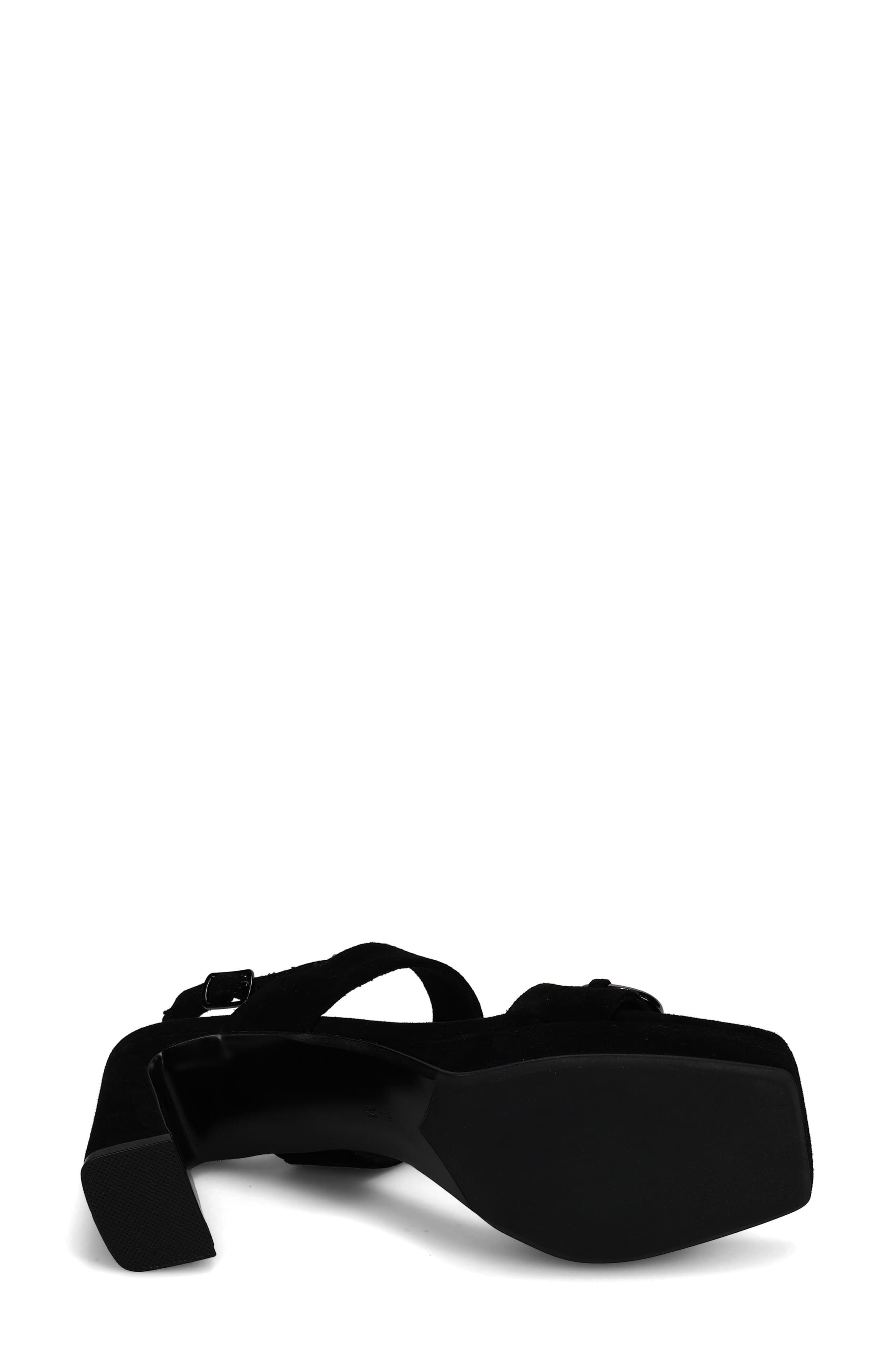 Morena Platform Sandal, Alternate, color, BLACK