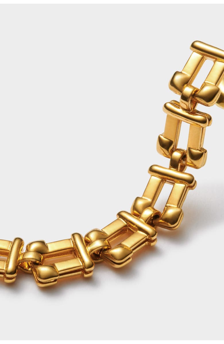 Katie Loxton Grecian Waterproof Gold Link Multi-Wear Earrings, Alternate, color, Gold