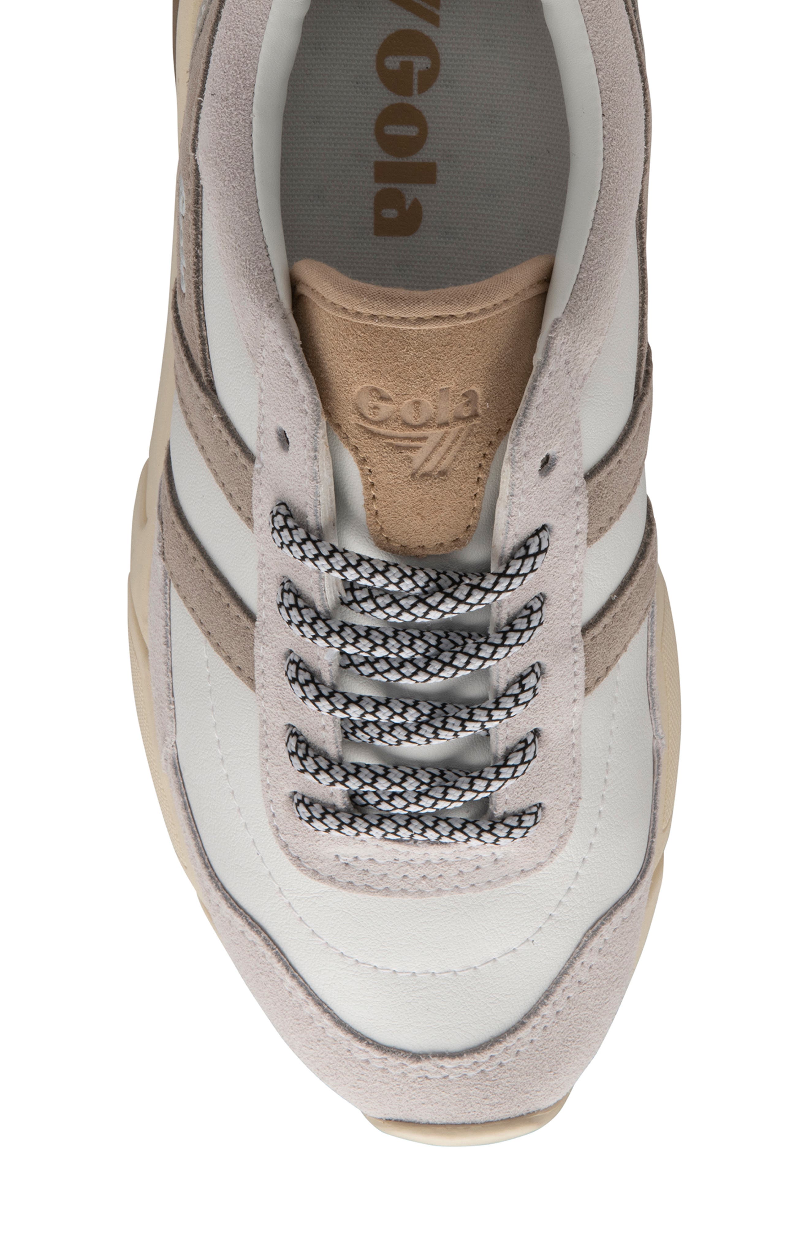 Gola Eclipse Pure Low Top Sneaker, Alternate, color, White/ Feather Grey/ Oat