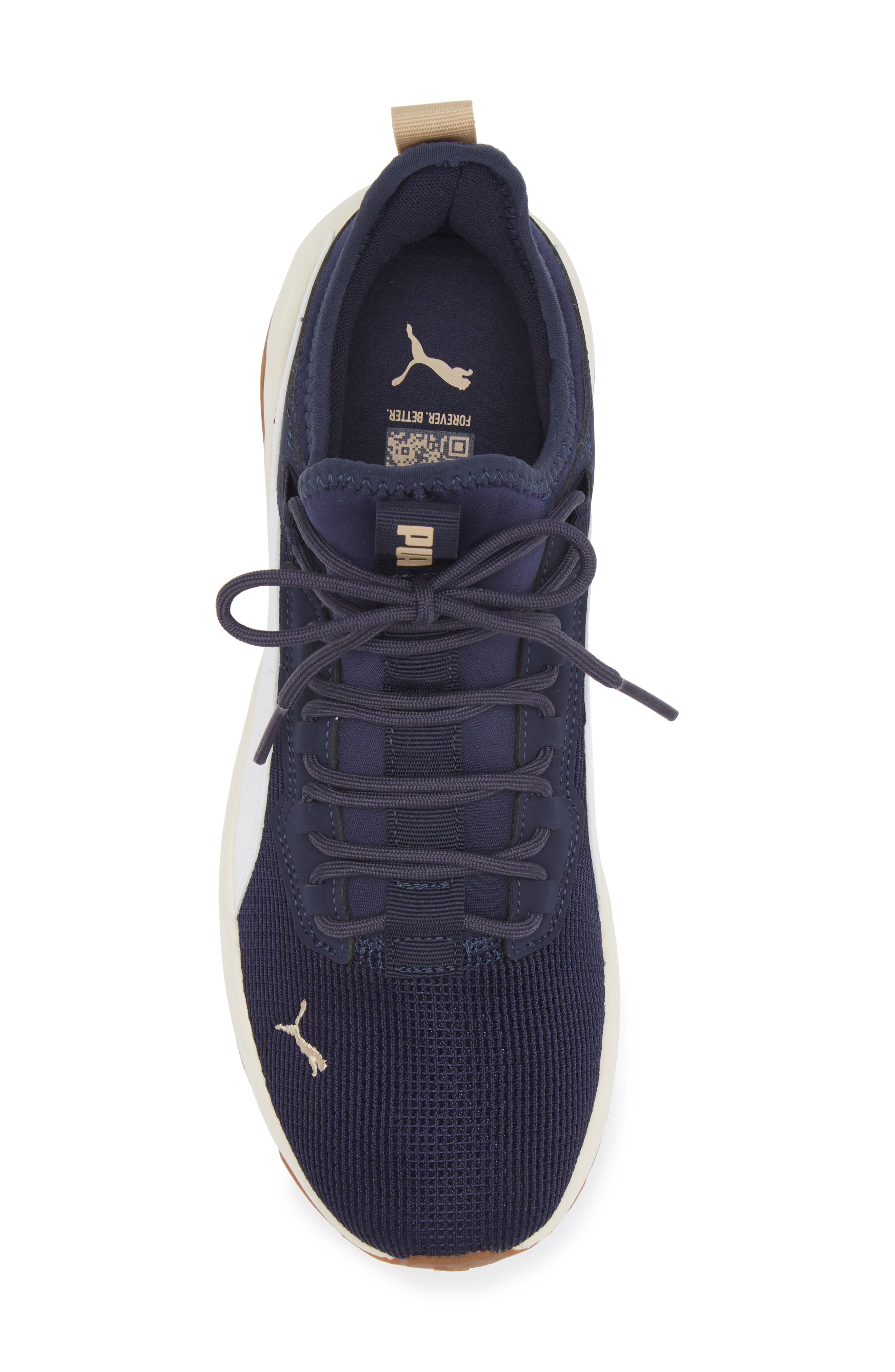 PUMA Stride Exero Sneaker, Alternate, color, Puma Navy-Warm White-Almond