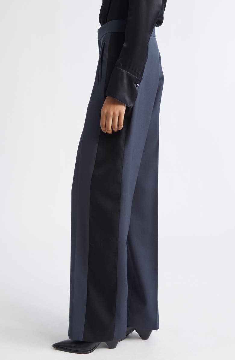 Diotima Planno Colorblock Wool Trousers, Alternate, color, Marine