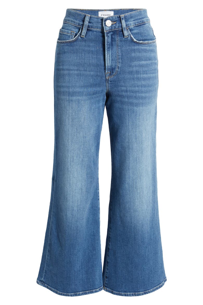 Le Pixie Palazzo Wide Leg Jeans, Alternate, color, DRIZZLE
