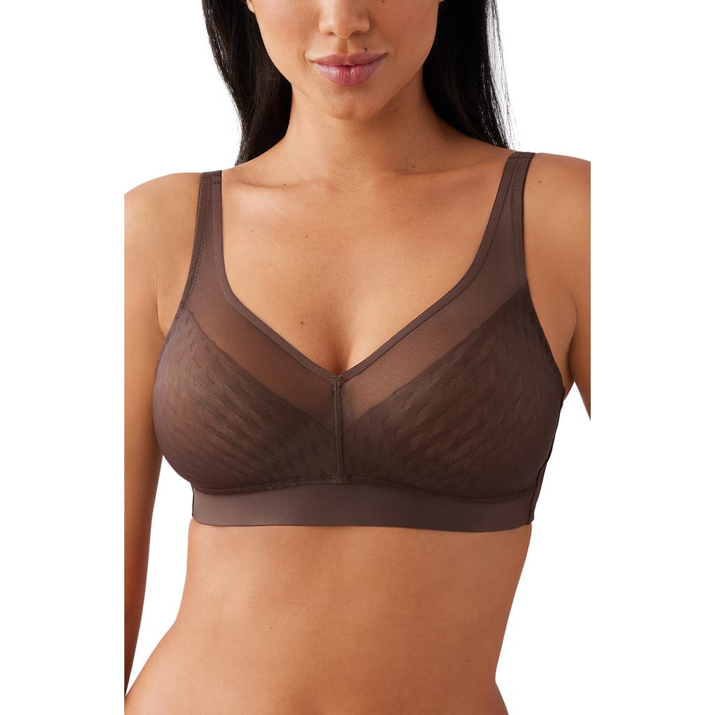 Wacoal Elevated Allure Wireless Bra In Brown