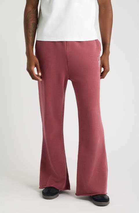 Big Stitch Open Leg Sweatpants