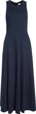 Eleventy Open Knit Sleeveless Maxi Sweater Dress