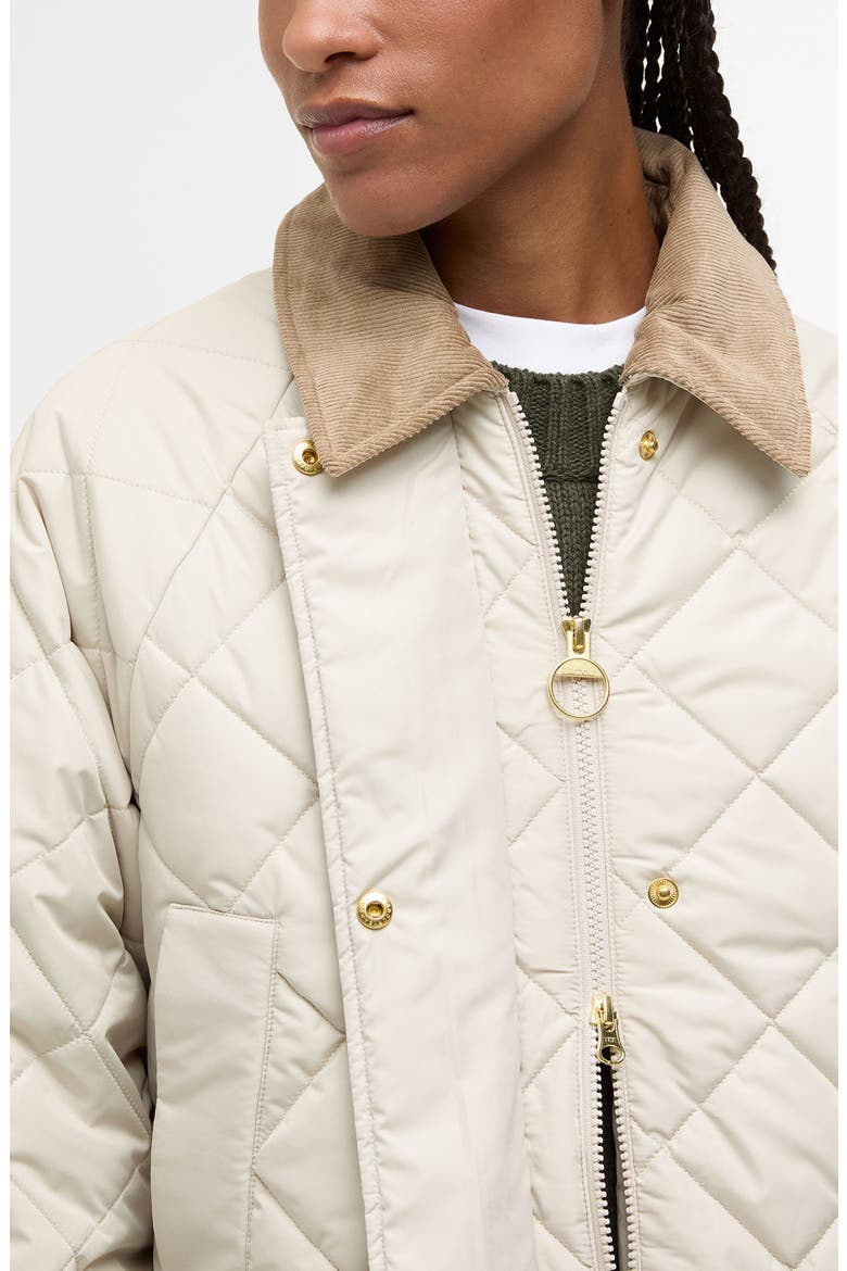 Aldburgh Quilted Jacket, Alternate, color, OATMEAL/ANCIENT TART