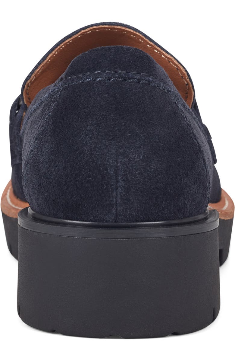 Earth<sup>®</sup> Zalor Moc Toe Loafer, Alternate, color, Blue
