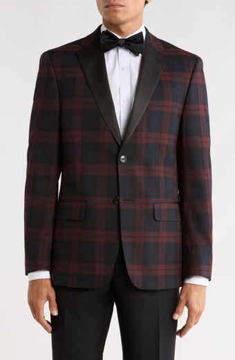 Tommy Hilfiger Plaid Two-Button Sport Coat