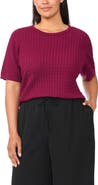 Halogen® Cable Stitch Sweater