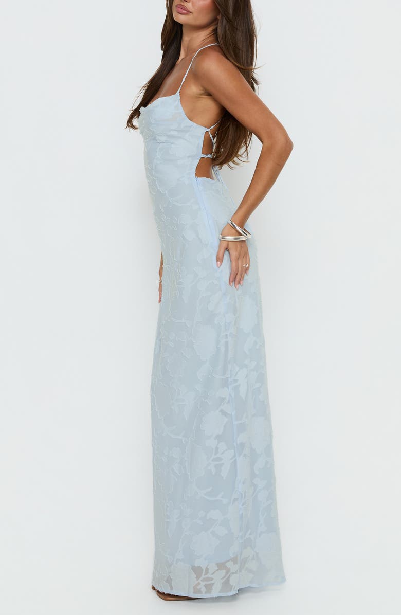 Princess Polly Celena Floral Burnout Gown, Alternate, color, 