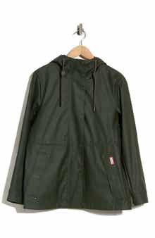 Abbey Short Rubberized Rain Jacket