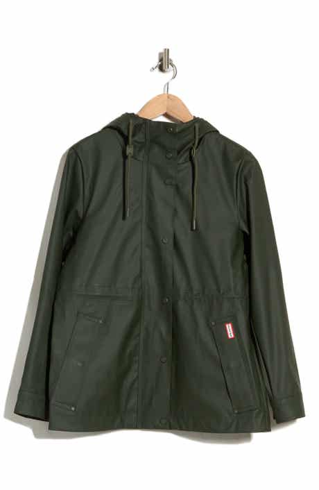 Abbey Short Rubberized Rain Jacket