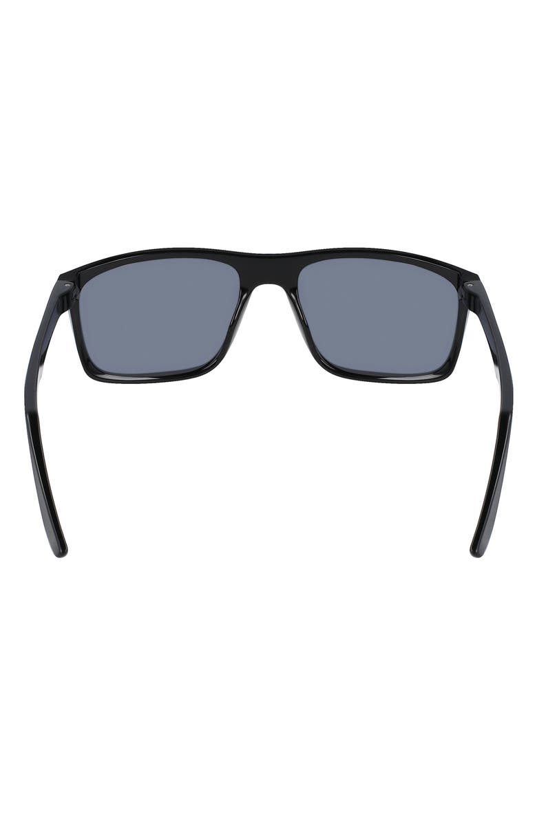 Nike Fire L 58mm Polarized Rectangular Sunglasses, Alternate, color,