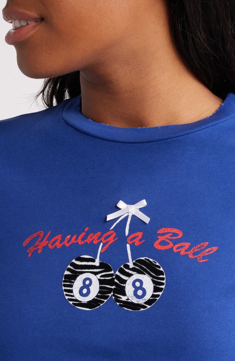 Daydreamer Having a Ball Cotton Graphic T-Shirt, Alternate, color, 