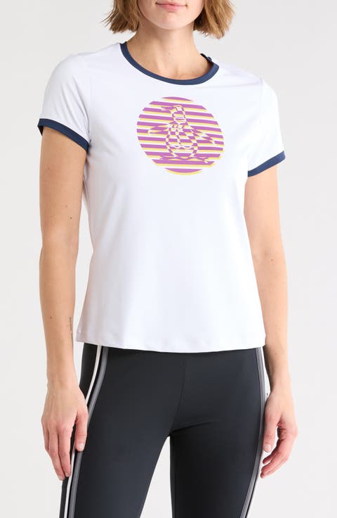 Short Sleeve Graphic Ringer Tee