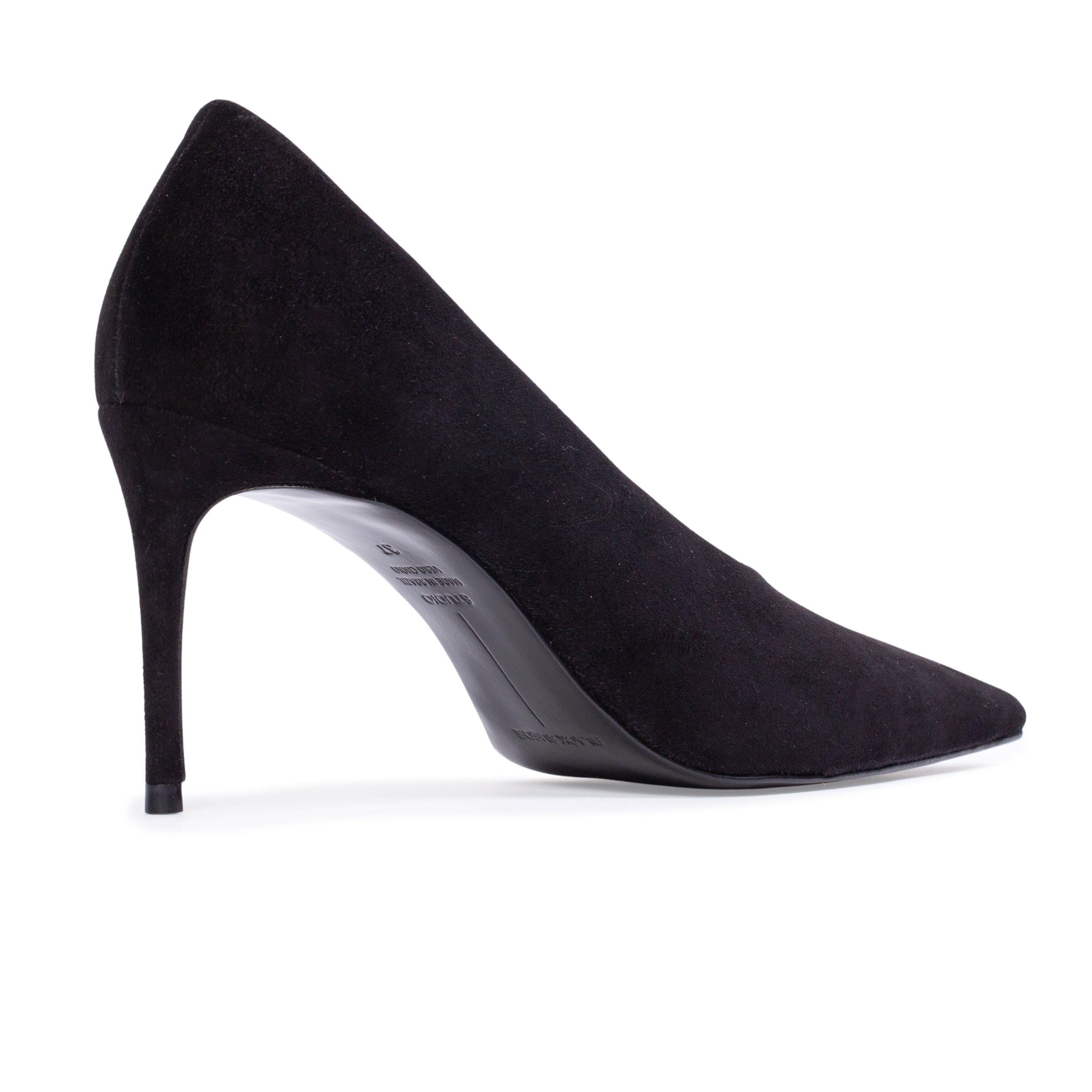 Jona 80 Suede Pump, Alternate, color, Black Suede