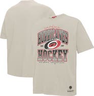 Mitchell & Ness Women's Mitchell & Ness Cream Carolina Hurricanes Dump & Chase Boyfriend T-Shirt