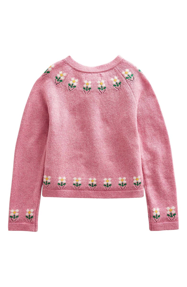 Mini Boden Kids' Embroidered Floral Cardigan, Alternate, color, 