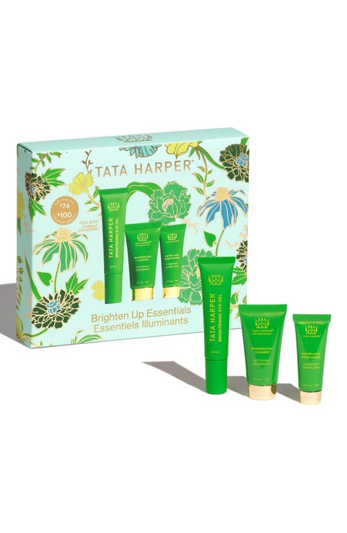 Tata Harper Skincare Brighten Up Essentials Set $90 Value In Transparent