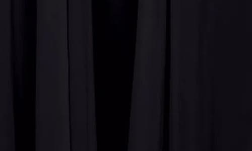 Meghan La Sunset Long Sleeve Midi Dress In Black