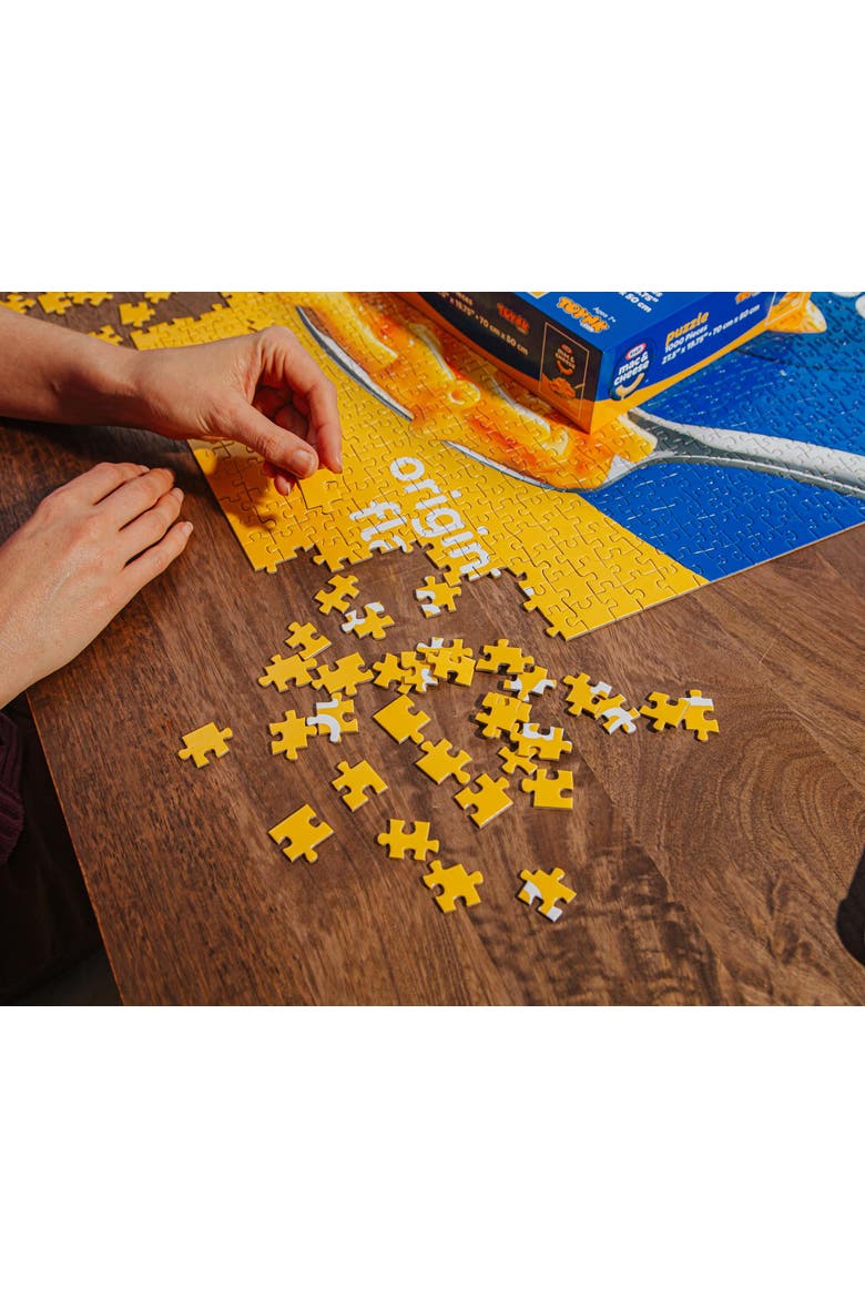 Kraft Macaroni & Cheese 1000-Piece Jigsaw Puzzle | Toynk Exclusive, Alternate, color, Blue