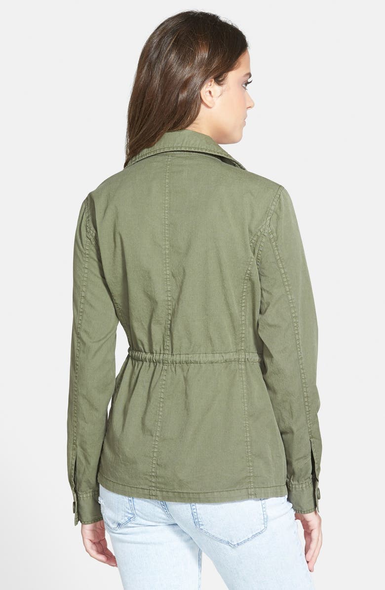 VELVET by Graham & Spencer Twill Military Jacket, Alternate, color, 